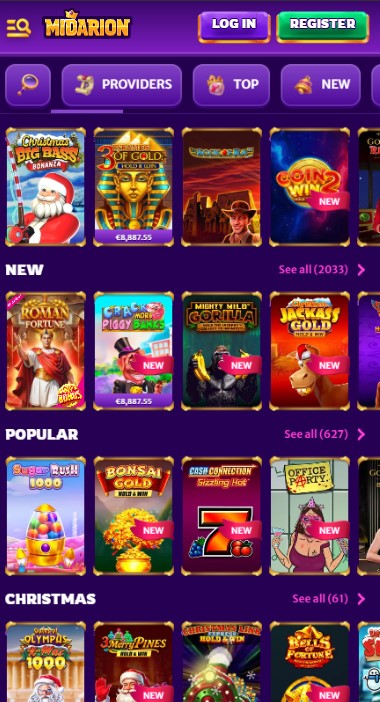 Midarion Casino Games