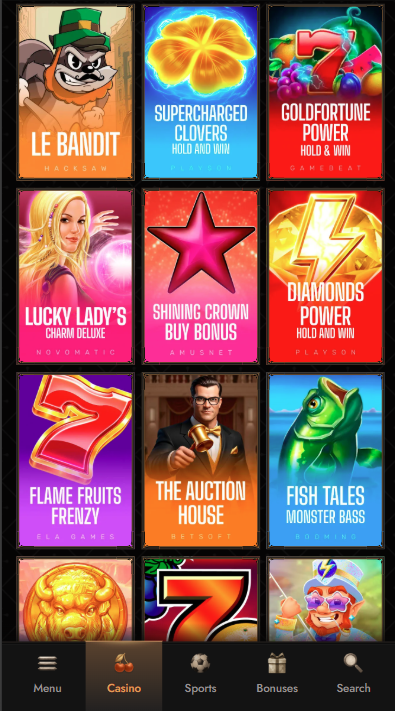 Crusado Casino Games