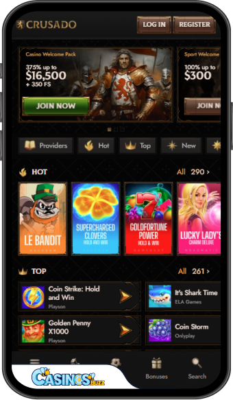 Εφαρμογή Crusado Casino για κινητά